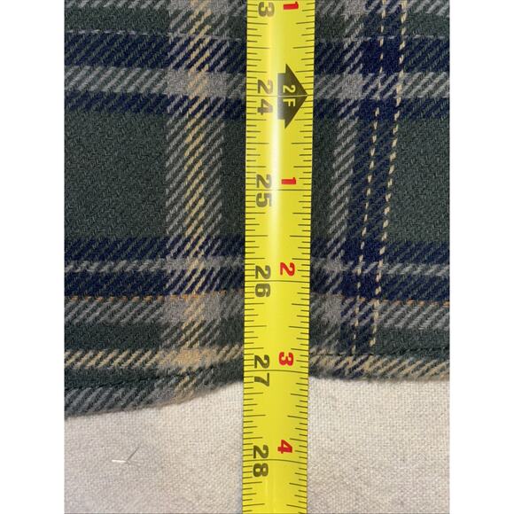 Woolrich Men’s Plaid Outdoors Woodsy 100% Cotton Green Navy Sz XXL - Picture 6 of 9